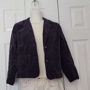 LANDS END Velvet jacket